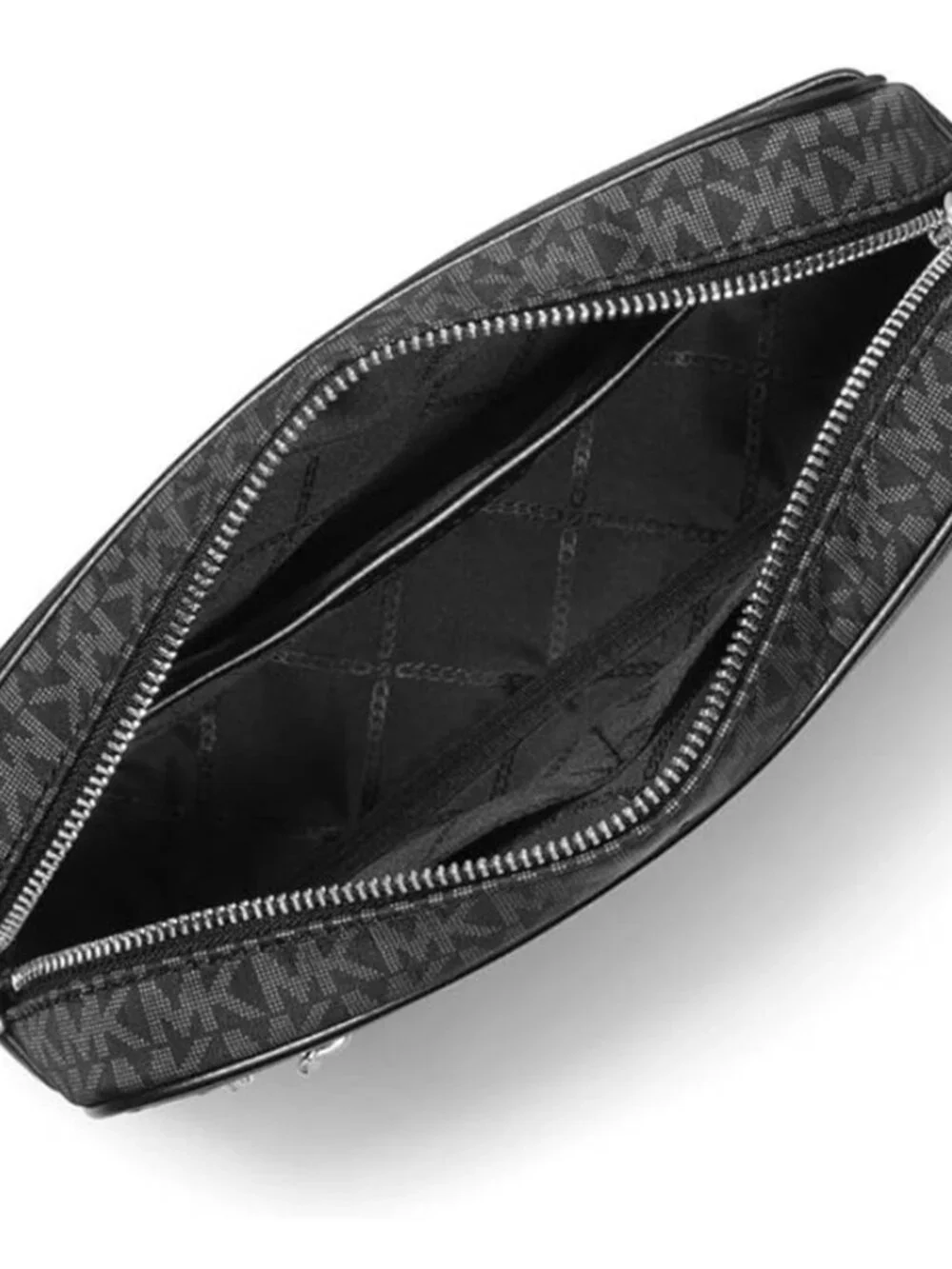 Michael Kors Large East West Crossbody-Black Signature - Picture 2 of 15